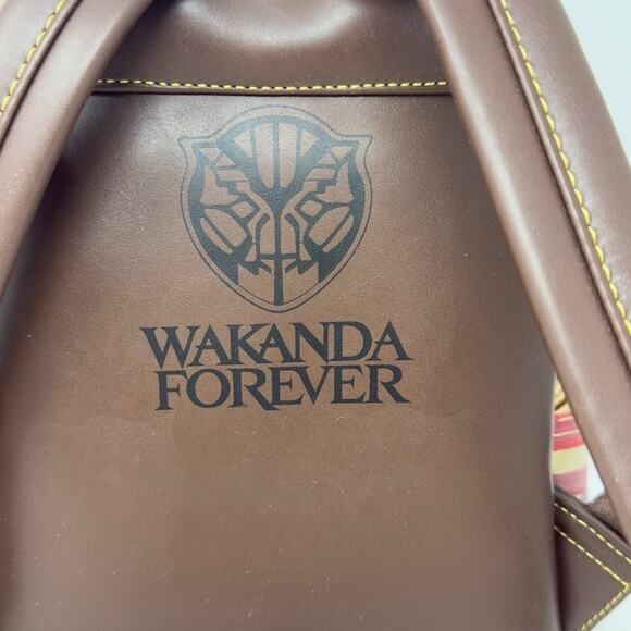 Loungefly Marvel Black Panther Wakanda Forever Okoye Cosplay Mini Backpack NEW - Picture 9 of 16